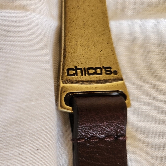 Chico Adjustable Length Leather & Brass Belt - Picture 3 of 16